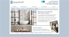 Desktop Screenshot of cravendunnill.co.uk